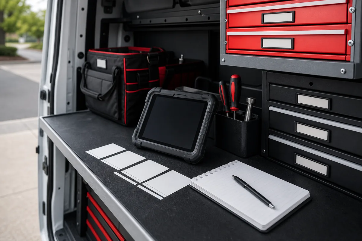 Organized locksmith service navigation workspace for Car Locksmith Landover